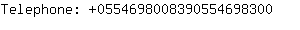 Telephone: 055469800839055469....