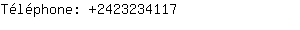 Téléphone: 242323....