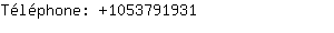 Téléphone: 105379....