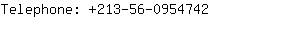 Telephone: 213-56-095....