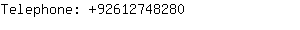 Telephone: 9261274....