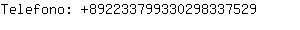 Telefono: 89223379933029833....