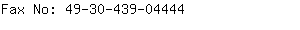 Fax No: 49-30-439-0....