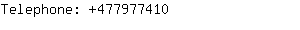 Telephone: 47797....