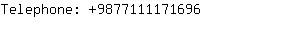 Telephone: 987711117....