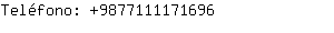 Telfono: 987711117....