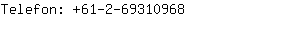 Telefon: 61-2-6931....