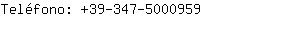 Teléfono: 39-347-500....