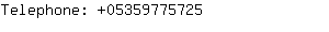 Telephone: 0535977....