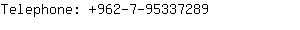 Telephone: 962-7-9533....