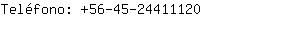 Teléfono: 56-45-2441....