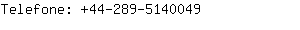 Telefone: 44-289-514....