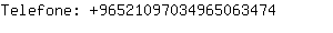 Telefone: 9652109703496506....