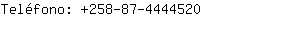 Telfono: 258-87-444....