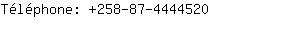 Tlphone: 258-87-444....