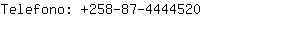 Telefono: 258-87-444....