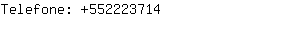 Telefone: 55222....