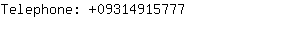 Telephone: 0931491....