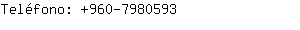 Teléfono: 960-798....