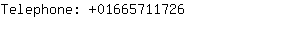 Telephone: 0166571....