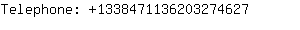 Telephone: 133847113620327....