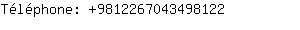 Tlphone: 981226704349....