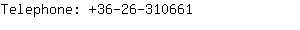Telephone: 36-26-31....