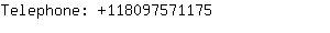 Telephone: 11809757....