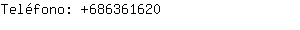 Teléfono: 68636....