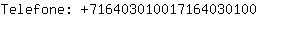 Telefone: 71640301001716403....