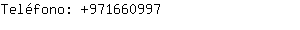 Teléfono: 97166....