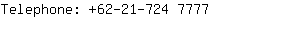 Telephone: 62-21-724 ....