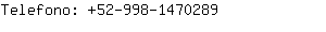 Telefono: 52-998-147....