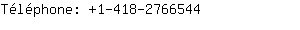 Tlphone: 1-418-276....