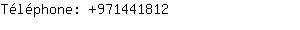 Téléphone: 97144....