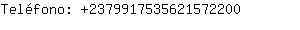 Telfono: 237991753562157....