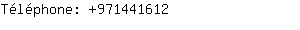 Téléphone: 97144....