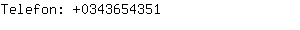 Telefon: 034365....