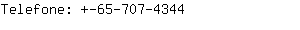 Telefone: -65-707-....