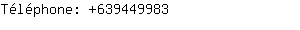 Téléphone: 63944....