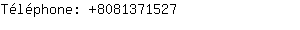 Téléphone: 808137....