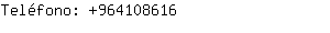 Teléfono: 96410....