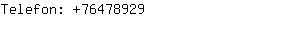 Telefon: 7647....
