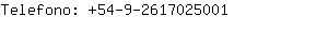 Telefono: 54-9-261702....