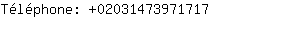 Tlphone: 0203147397....