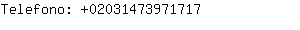 Telefono: 0203147397....