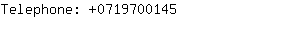 Telephone: 071970....