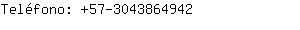 Teléfono: 57-304386....
