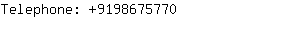 Telephone: 919867....