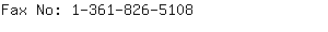 Fax No: 1-361-826-....